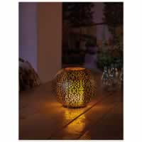 Luxform Solar Metal Flower Effect Table Light. Coco Model. Single #2