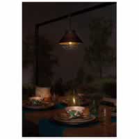 Luxform Solar Steel Wire Hanging Lantern. Detroit Model. Single #2