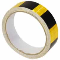 Eagle Self Adhesive Reflective Tape. Yellow Black 5m x 25mm #2