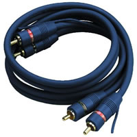 CarPower AC 080/BL RCA Phono Cable 0.8m (Blue)