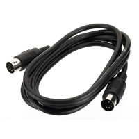 IMG StageLine MIDI 182/SW Midi Cable Black. 1.8m