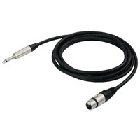 IMG StageLine MMCN 300/SW Black OFC Microphone Cable. 3m