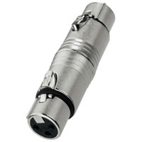 Neutrik NA 3FF Adapter XLR Plug to XLR Socket