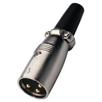 Monacor NC 407/P Microphone Coupling XLR Plug