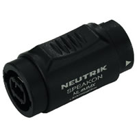 Neutrik NL 4MMX 4 Pole Speakon Coupler