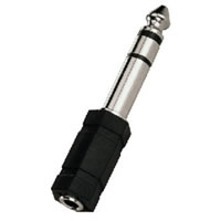 NTA 171 Adaptor 6.35mm Stereo Jack to 3.5mm Mono Plug