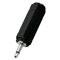 NTA 172 Adaptor 3.5mm Mono Jack to 6.35mm Stereo Plug