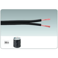 Monacor SPC 75/SW Black Speaker Cable. 100m