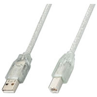 USB 201AB USB A Plug to USB B Plug Lead. 1m