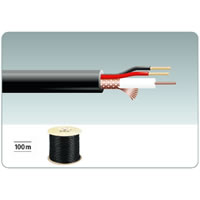 VSC 103/SW Black Video Combi Cable 75 Ohm. 100m