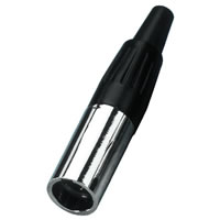 Monacor XLR 307/P Miniature 3 Pole XLR Plug