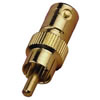 Monacor NC 1524G BNC to Phono Plug (Gold)