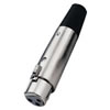 Monacor NC 507/J Microphone 3 Pole XLR Inline Jack