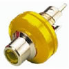 Monacor T 706GI/GE Installation Phono Jack (Yellow)