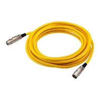 IMG StageLine MEC 100/GE XLR Microphone Extension Lead. Yellow 1m