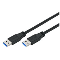Monacor USB 302AA USB 3.0 A Plug Lead. 1m