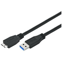 Monacor USB 302MICROUSB 3.0 A Plug to USB B Micro. 1.8m