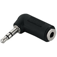 NTA 335A Adapter. Right angle 3.5mm Stereo Plug to 3.5mm Jack