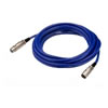 IMG StageLine MEC 50/BL Microphone XLR Extension Lead. Blue 0.7m