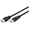 Monacor USBV 302AA USB 3.0 Extension Cable. 1.8m