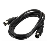 IMG StageLine MIDI 102/SW Midi Cable Black. 1m