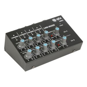 QTX LM82 4 Stereo Channel Line Level Instrument Mixer #2