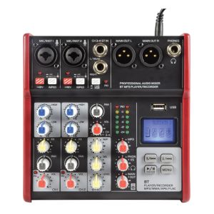 Citronic CSM 4 Mixer with USB and Bluetooth Player #1
