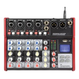 Citronic CSM 6 Mixer with USB and Bluetooth Player #1
