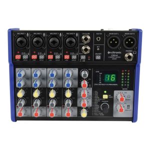 Citronic CSD 6 Compact Mixer with BT Receiver plus DSP Effects #1