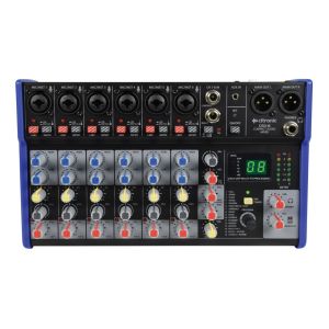 Citronic CSD 8 Compact Mixer with BT Receiver plus DSP Effects