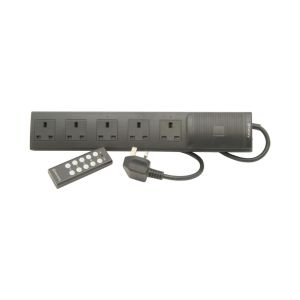 Mercury 5 Way Remote Controlled Extension Lead