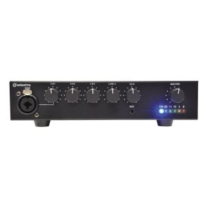 Adastra UA60 Compact 5 Channel 100V Mixer Amplifier
