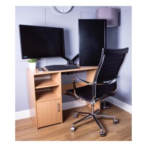 Gas Spring Desk Top LCD Monitor Mount. Dual Arm