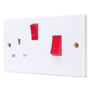 Eagle Cooker Control Switch with 45A Socket Curved Edge