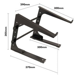 SoundLAB Black Laptop Stand #2