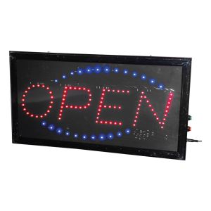Altai Large LED Open Sign Red Blue #3