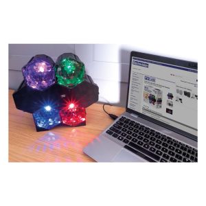 4 Way LED Light Effect with Bluetooth Speaker
