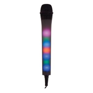 Mr Entertainer Vocal Microphone with LED Lights. Black