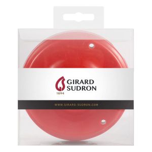 Girard Sudron. Porcelain Ceiling Rose 105mm Diameter. Red #2