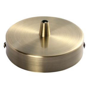 Girard Sudron. Steel Ceiling Rose Single Output 100mm Diameter. Bronze