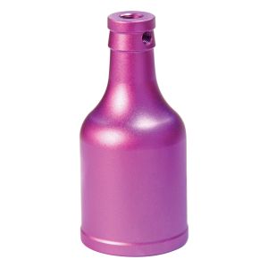 Girard Sudron. Aluminium Lamp Holder E27 47mm Diameter. Metallic Purple