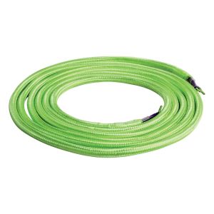 Girard Sudron. Round Textile Cables 2 x 0.75mm. Green
