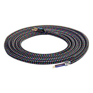 Girard Sudron. Round Textile Cables 2 x 0.75mm. Blue & Black