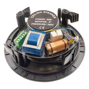 Eagle 100V 8ohm 2 way Ceiling Speaker with Flush Magnetic Grill. 5 Inch #2