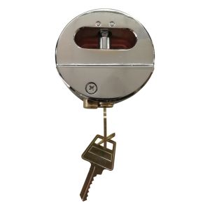 High Security Concealed Shackle Round Padlock 73mm #2