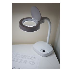 Fluorescent Gooseneck Illuminated Magnifier 3.5 Lens