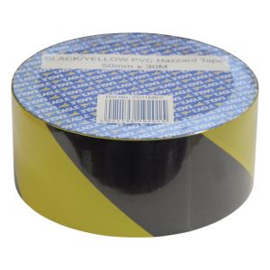 Hazard Tape 50mm x 30M (Black Yellow)