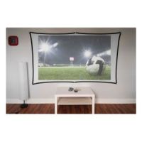 Foldable Projector Screen Curtain 100 Inch White