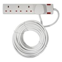 Eagle 4 Gang Extension Lead with Neon Indicator 5M
