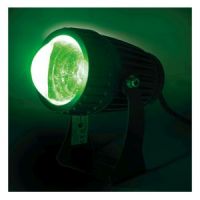 FxLAB 8W Coloured LED Pin spot with Black Body. Green